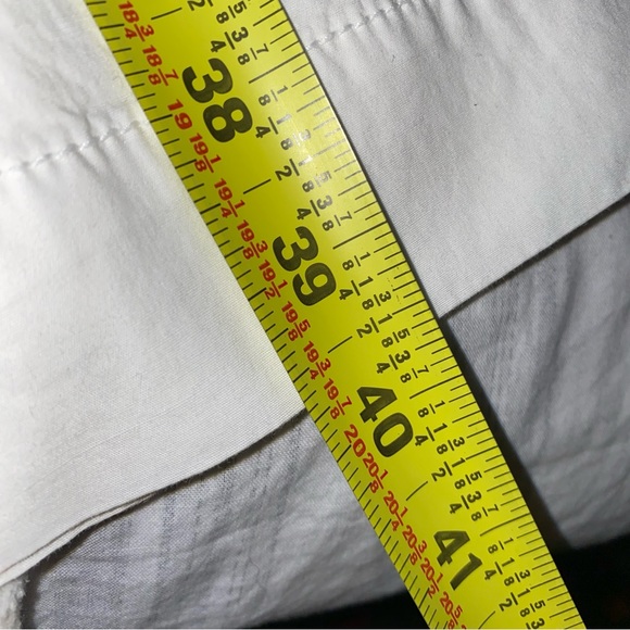 White Lightweight Baggy Cargo Pants - Picture 6 of 10